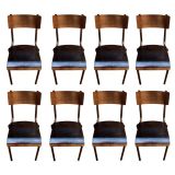 Set of 8 Industrial Dining Chairs
