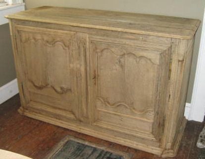 Bleached Oak Buffet Cabinet
