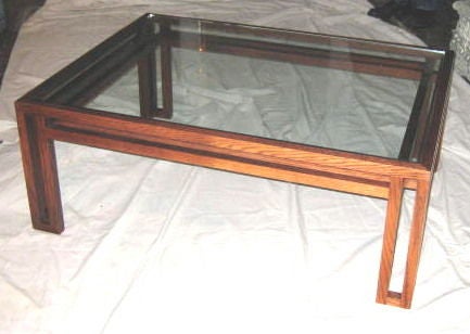 Late 20th Century Double Frame Coffee Table