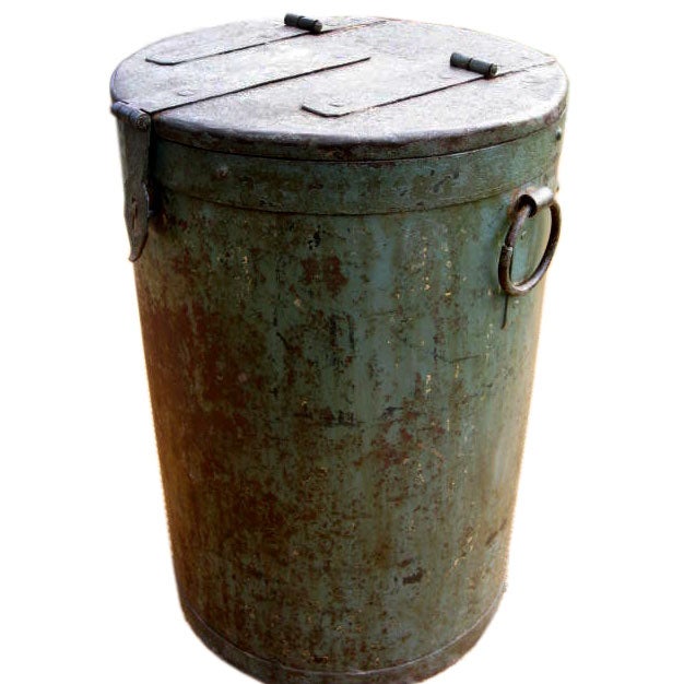 Storage Bin Side Table at 1stDibs