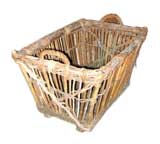 Vintage Wicker Vineyard Basket