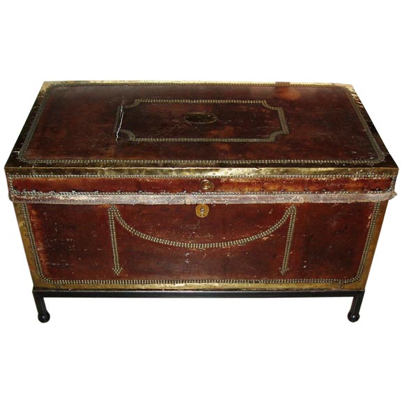 Gentlemens Leather Trunk