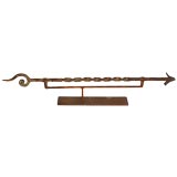Iron Architectural Fragment on Stand