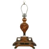 Vintage Unknown Craftsman Created "Heart " Lamp