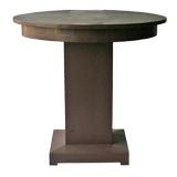 PAIR OF PAINTED OVAL TOP END TABLE