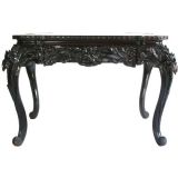 Antique 19th C. Carved American Library Table