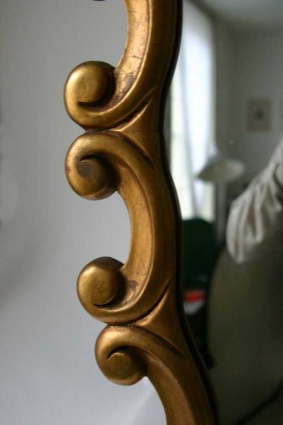 Gold 1970's Mirror