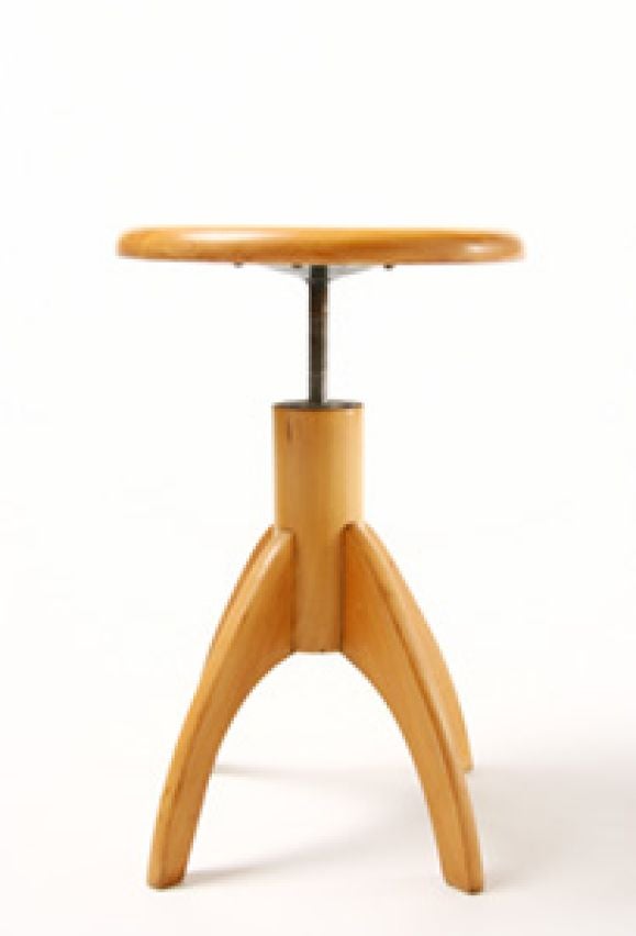 czech mid-century stool