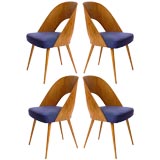 pair of mid-century czech chairs