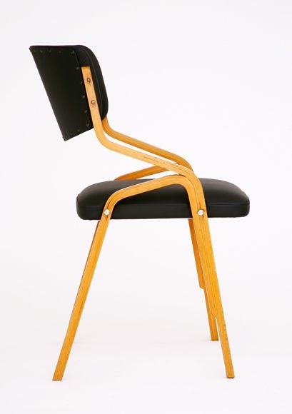 czech mid-century chairs (pair), priced individually