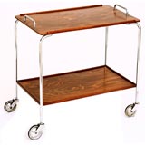 czech functionalist serving cart