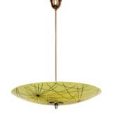 czech mid-century pendant lamp