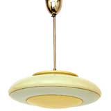 Used czech mid-century pendant lamp
