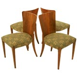 dining chairs with floral upholstry