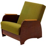 Vintage armchair/chaise-longue