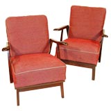 pair of mid-century arm-chairs