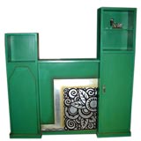 French Art Deco Wall Unit/Display Cabinet
