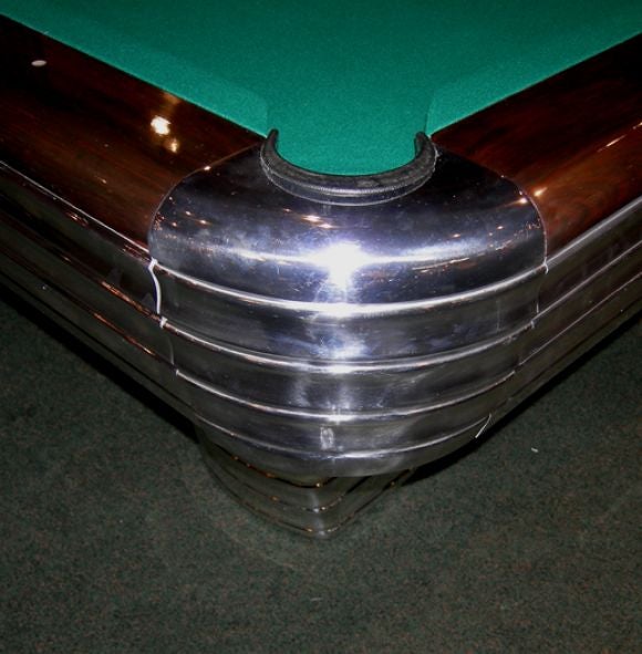 art deco pool table