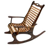 Sculpted Rocking Chair by Jocko Johnson