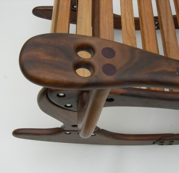 Contemporary Sculpted Rocking Chair by Jocko Johnson