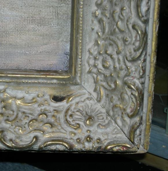 Peinture à l'huile monumentale des années 1930 par Fera Webber Shear 2