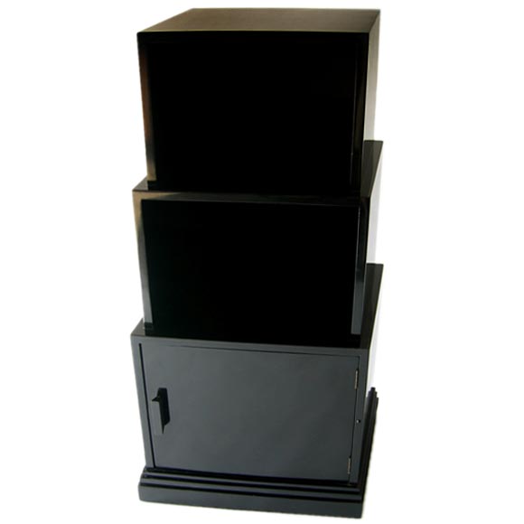 Skyscraper Cabinet in the style of Paul Frankl
