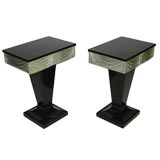 Vintage Art Deco Theatrical Night Stands