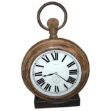 Oversized Wooden Pocket Watch Trade Sign