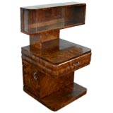 Art Deco Occasional Cabinet in Exotic Burled Woods