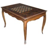 Inlaid Reverse Top Game Table/ Writing Table