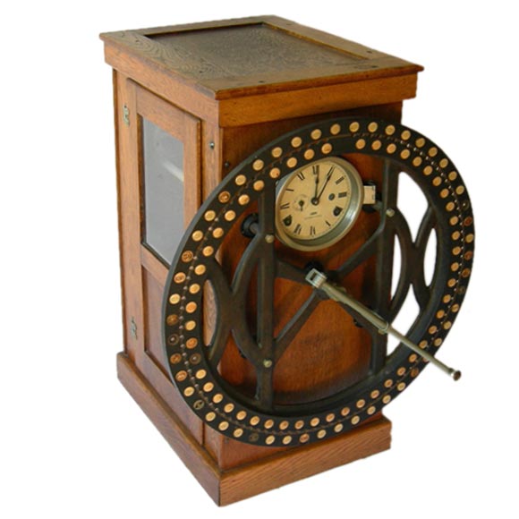 Arbeitszeituhr des frühen 20. Jahrhunderts