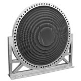 Used Jet Engine Intake Filter Standing Sculpture