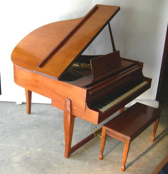 Teague began his short lived association with Steinway in the late 1930's, designing the 