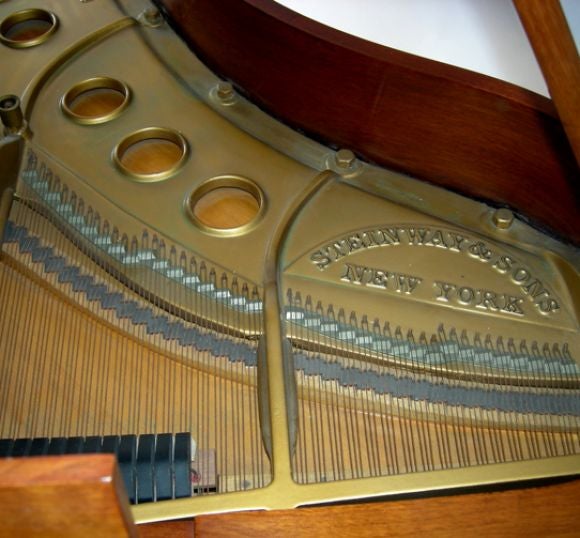 Walnut Walter Dorwin Teague Designed Steinway Piano