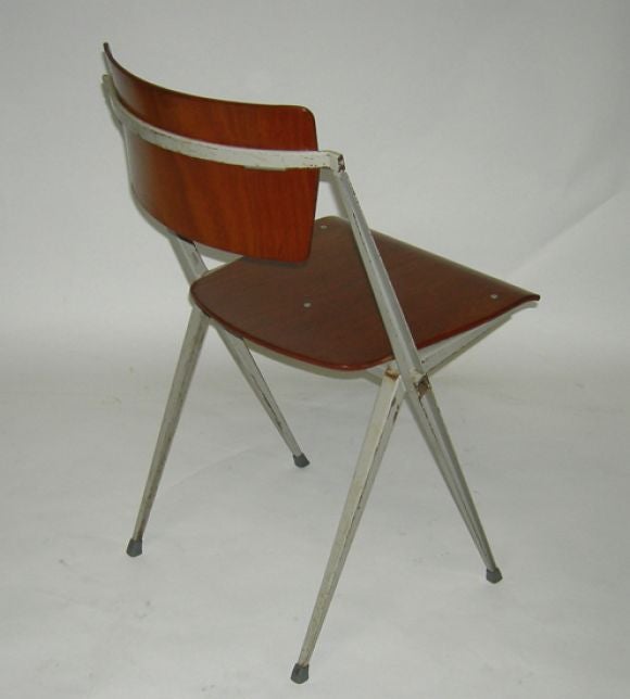 Steel Wim Rietveld Pyramid Desk and Chair