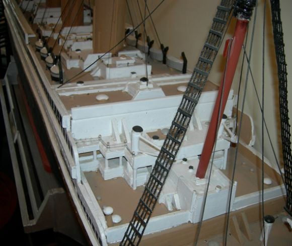 Mid-20th Century Large Scale Titanic Model
