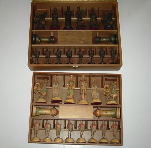 Anri Hand Carved Wooden Chess Set 1