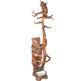 Black Forest Carved Bear Hall Tree