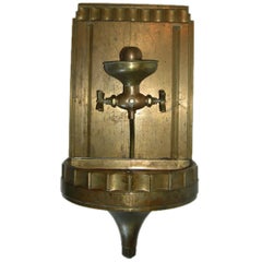 Vintage Solid Bronze Art Deco Drinking Fountain