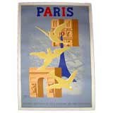 Vintage Paris Poster by Paul Colin