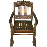 Santa Barbara Fantasy Carved Chair