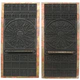 Pair of Doors/Wall Panels from Alan Ladd Building, Palm Springs