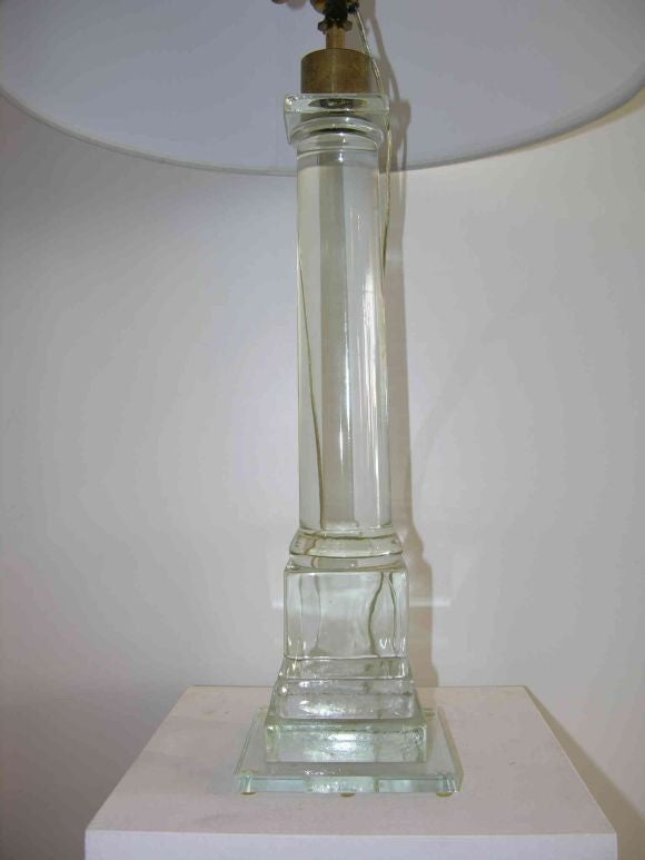 Neoclassical Wicker Works Lamp In Excellent Condition In San Francisco, CA