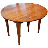 Antique Directoire Cherry Dropleaf Table