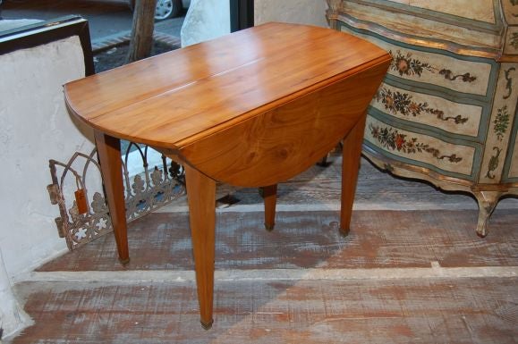 Directoire Cherry Dropleaf Table