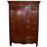 18th Century French Chestnut Armoire