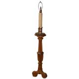 Early 19th Century Italian Candlestick made into Floor Lamp