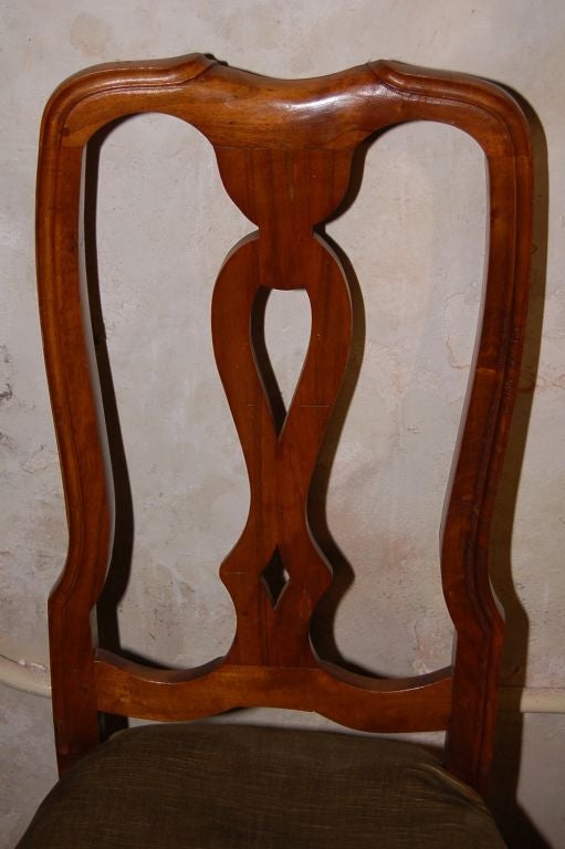 CLOSING  SALE   Chair Side 1920s Venetian Walnut Two Available For Sale 3