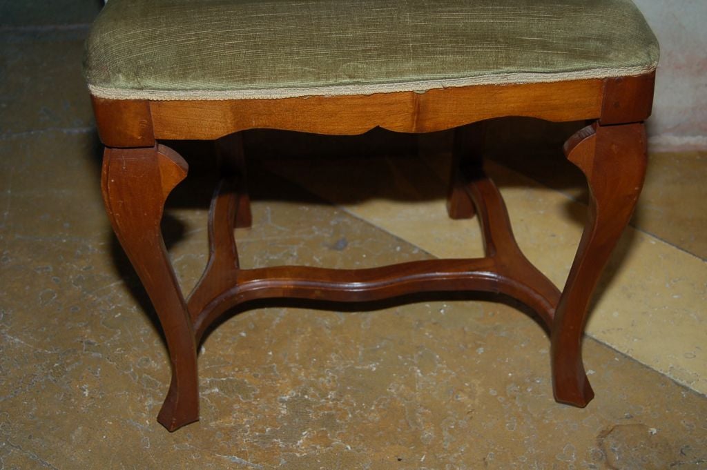 CLOSING  SALE   Chair Side 1920s Venetian Walnut Two Available For Sale 4