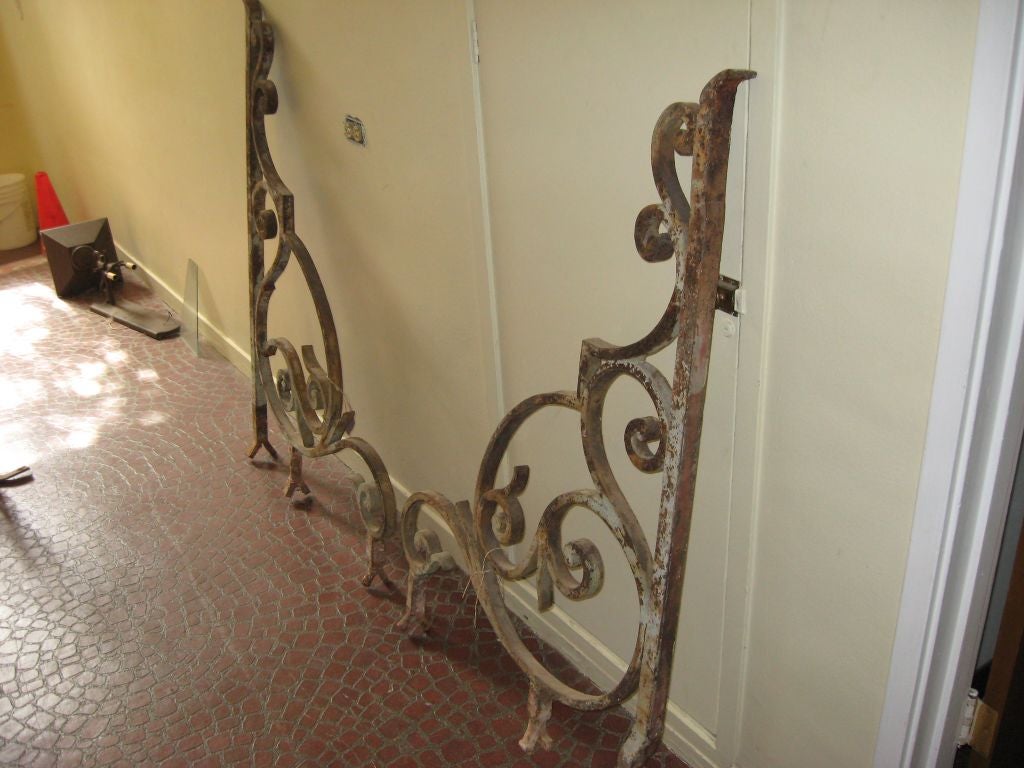 wrought iron support brackets